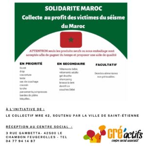 SOLIDARITÉ MAROC